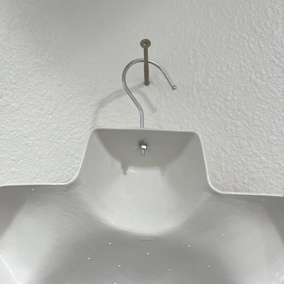 Child Mannequin Torso Hanging Dress Form White Kid Hollow Back Plastic w/ Hanger - Picture 7 of 9